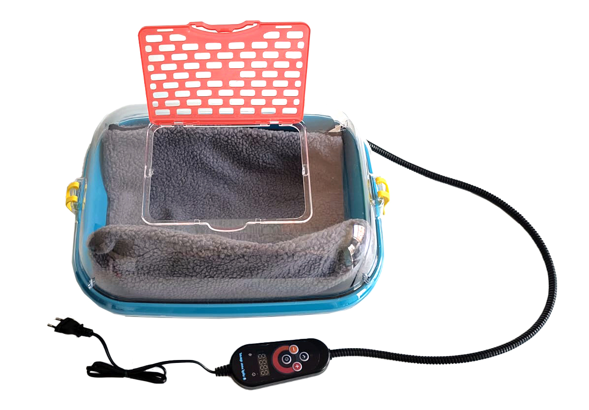 Comfy kooitje met warmtematje erin