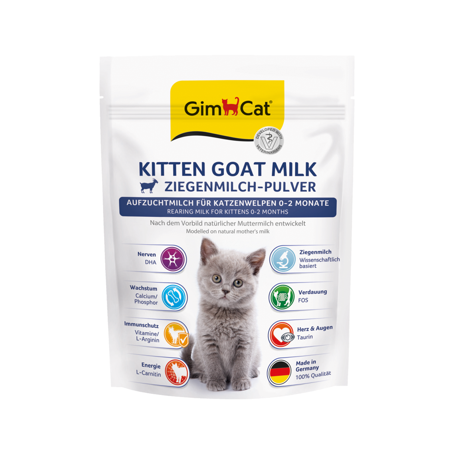 Beste kittenmelk: Gimcat Kitten Goat Milk