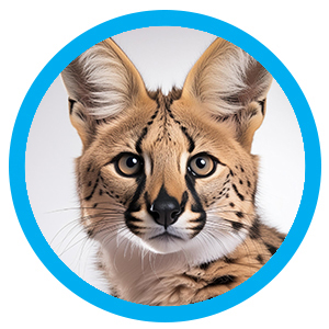 Serval met de hand grootbrengen